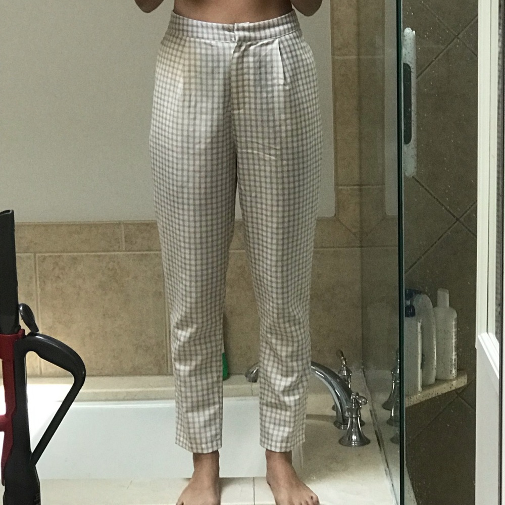 super cute gingham forever 21 pants